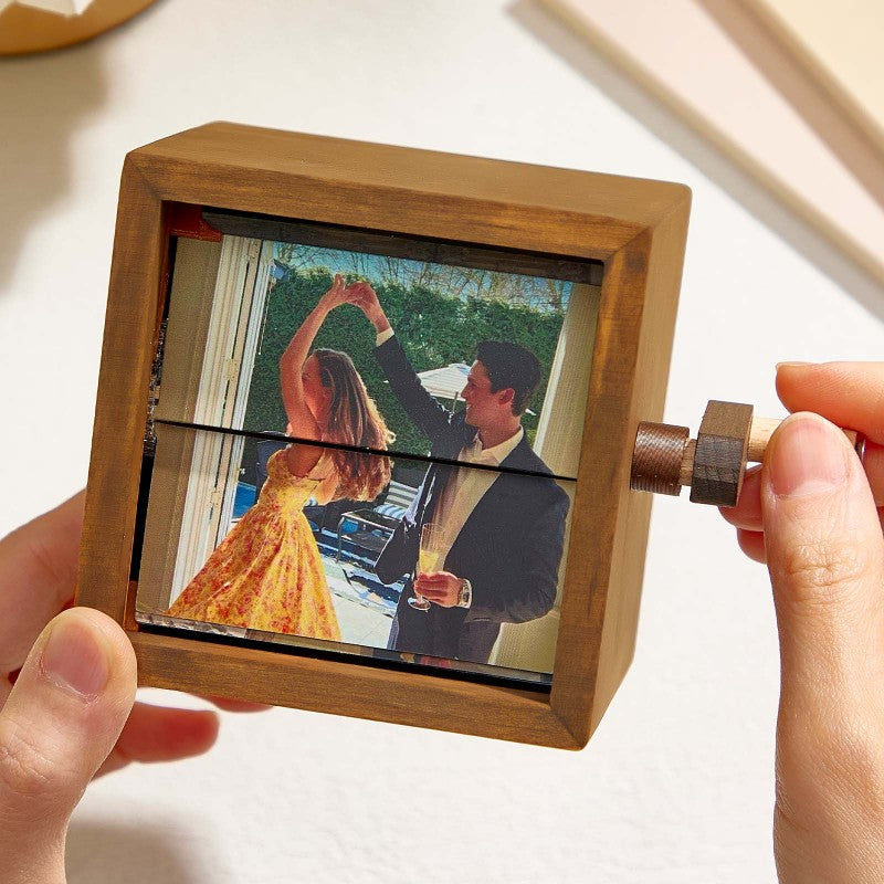 Custom Photo Flipbook Machine - Black Walnut