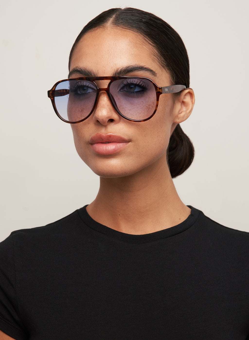 Stevie Sunglasses - Tortoiseshell/Blue (Unisex)